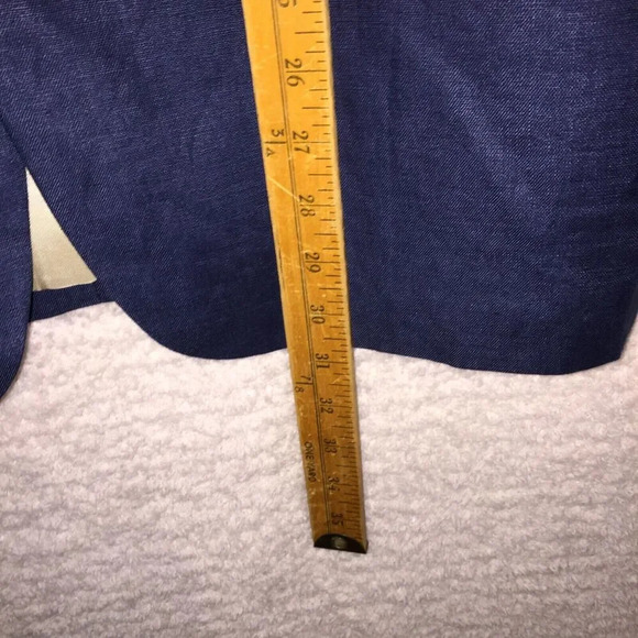Macy's men's 100% linen sport jacket blazer 40R - Picture 7 of 10